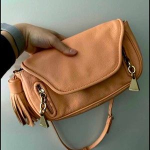 SOLD- Chloe pink salmon mini hand bag